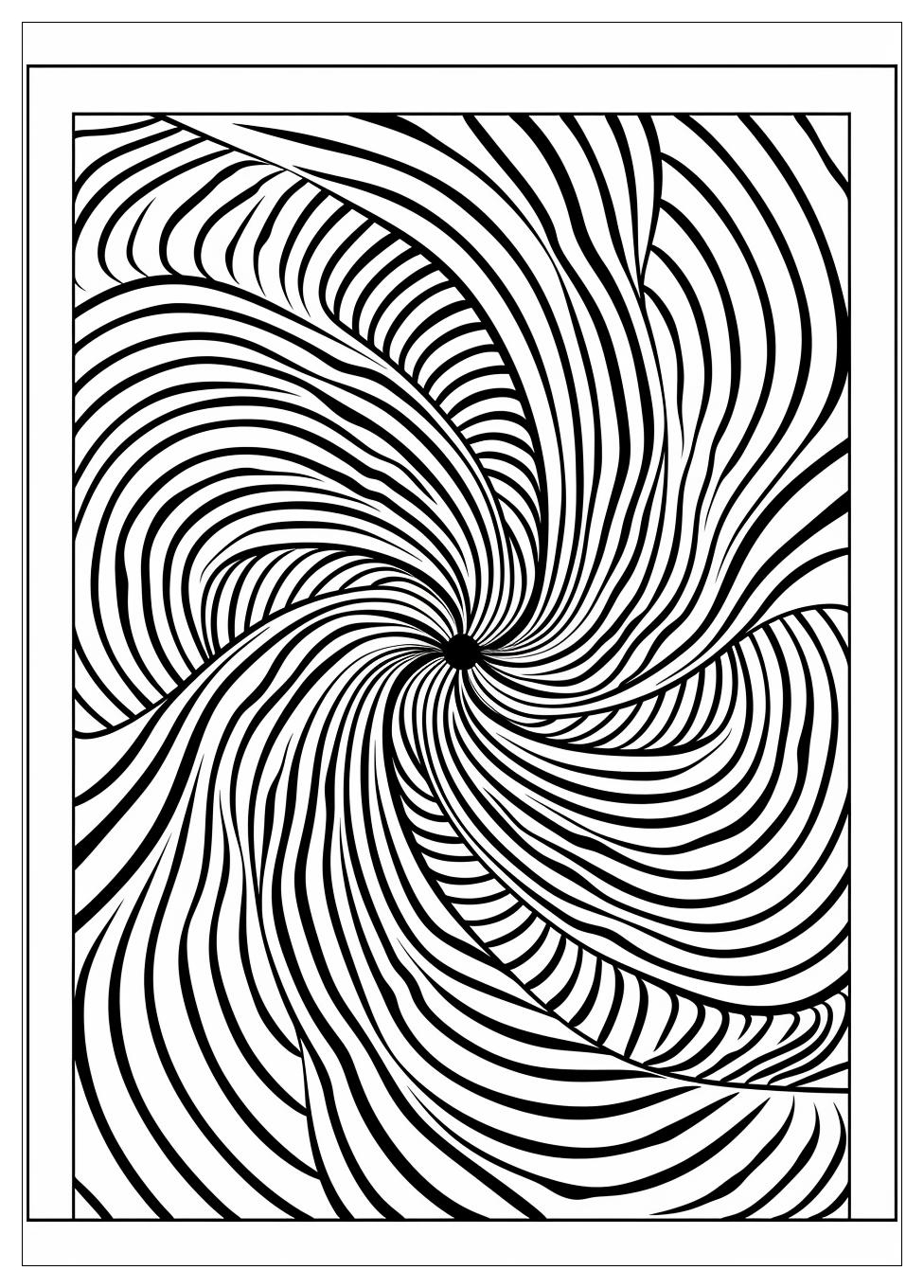 Optical Illusion Coloring Pages-16