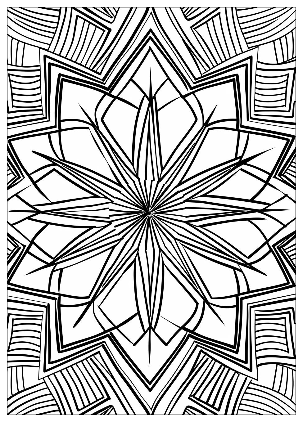 Optical Illusion Coloring Pages-17