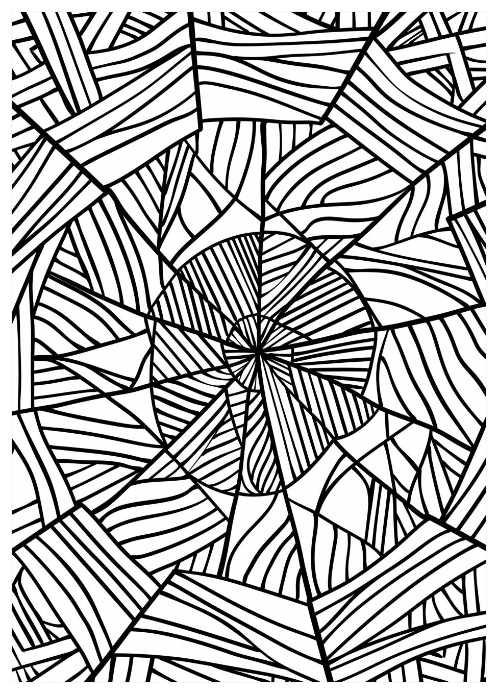 Optical Illusion Coloring Pages-19