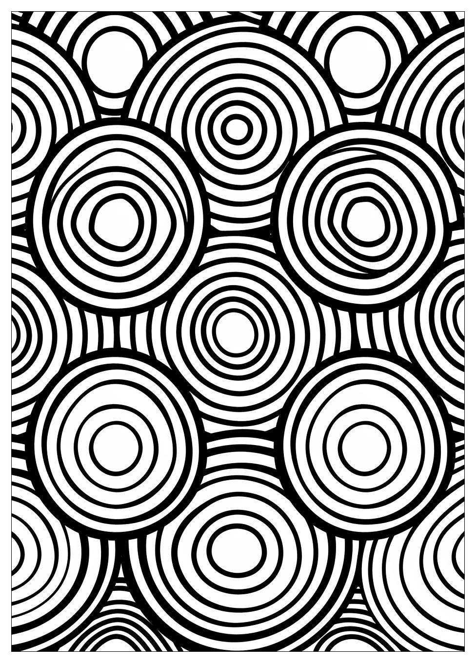 Optical Illusion Coloring Pages-2