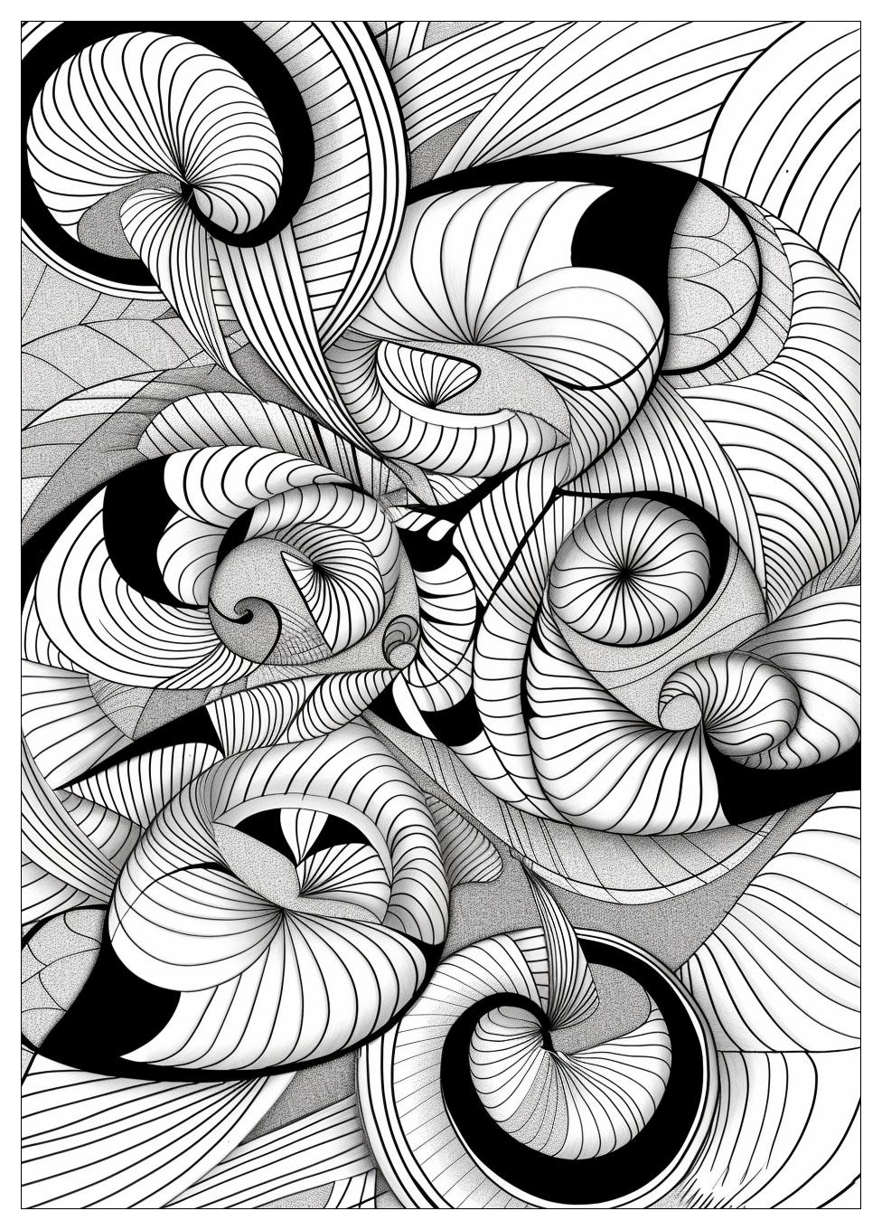 Optical Illusion Coloring Pages-20