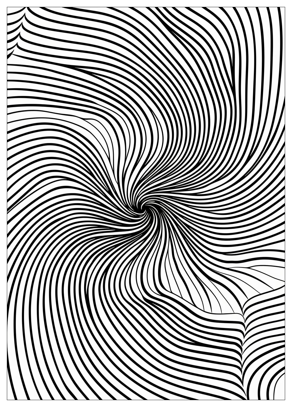 Optical Illusion Coloring Pages-6