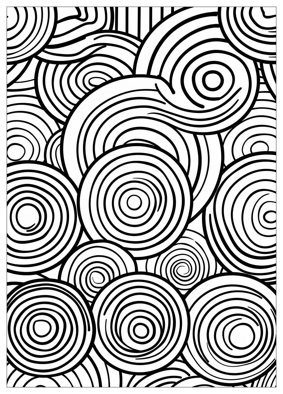 Optical Illusion Coloring Pages-7