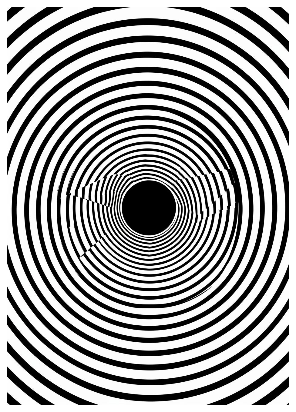 Optical Illusion Coloring Pages-8