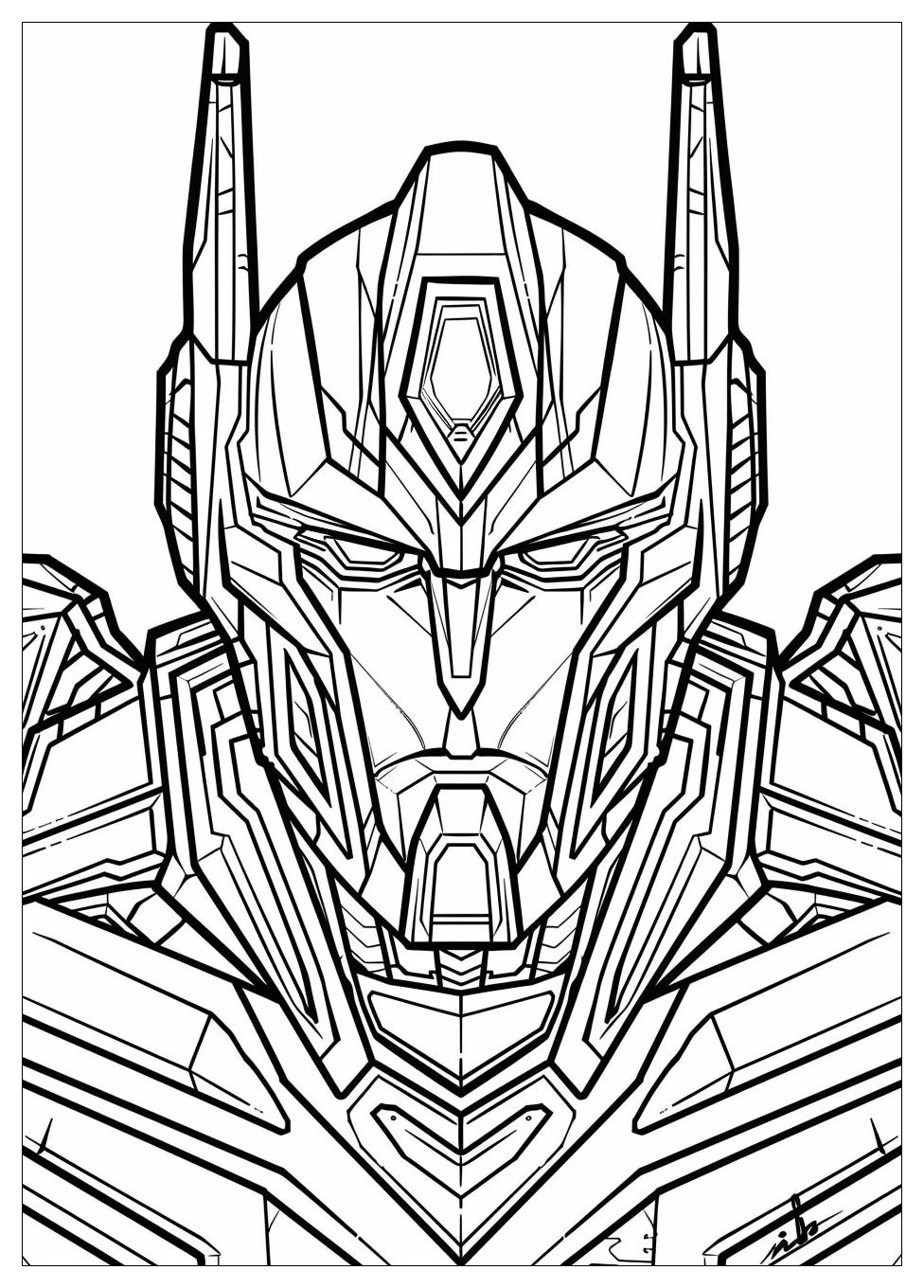 Optimus Prime Coloring Pages-10