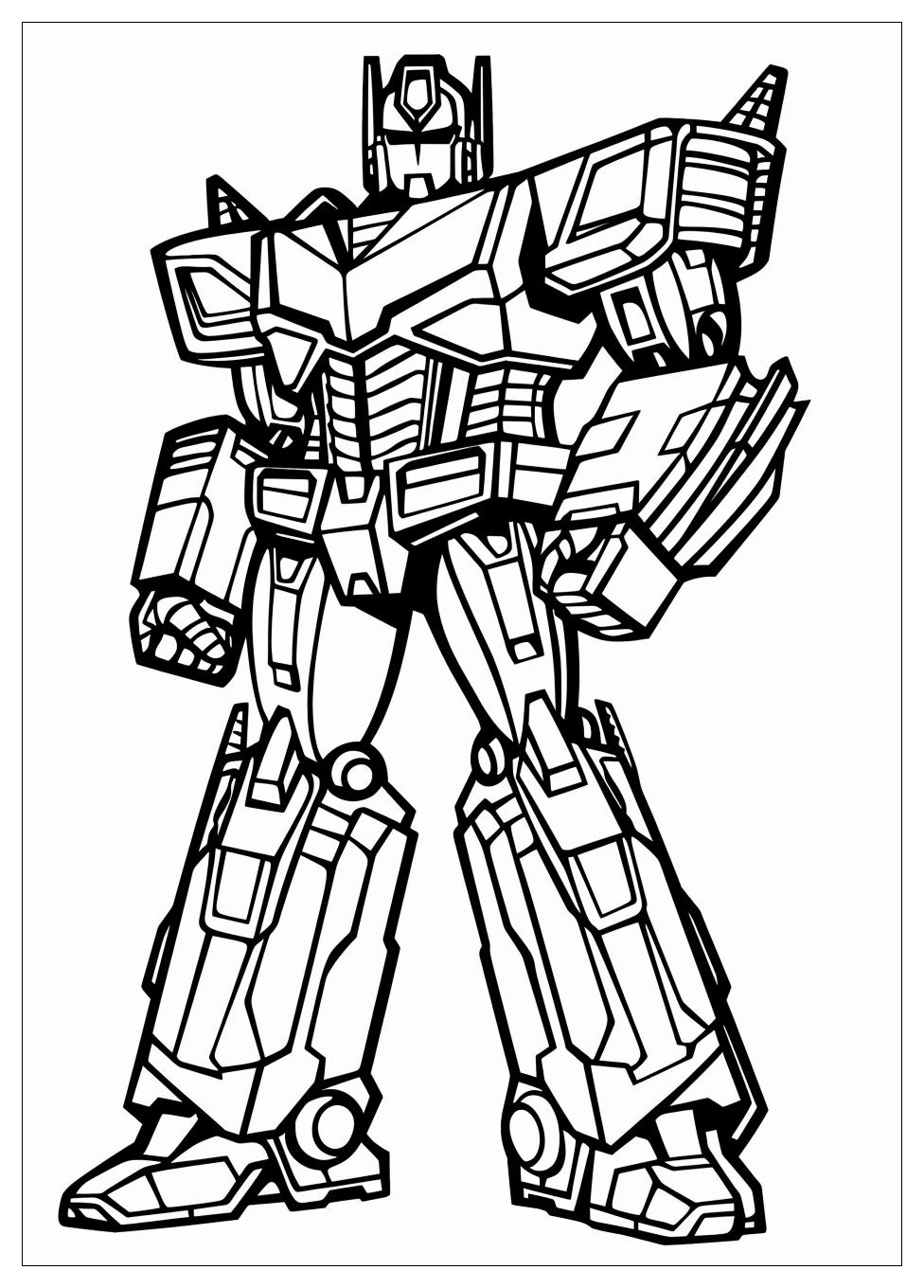 Optimus Prime Coloring Pages-12