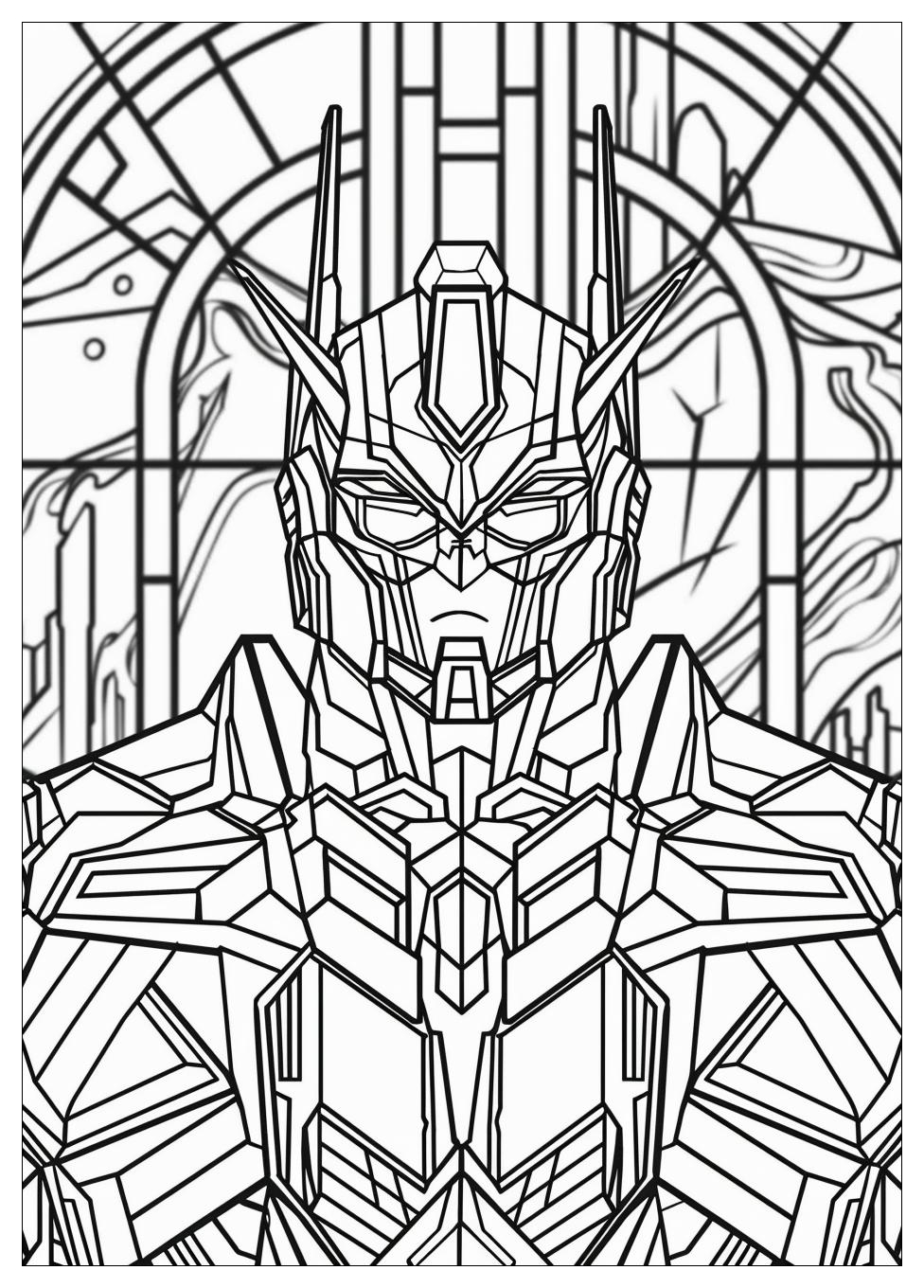 Optimus Prime Coloring Pages-13