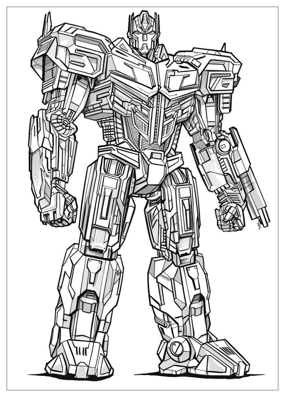 Optimus Prime Coloring Pages-14