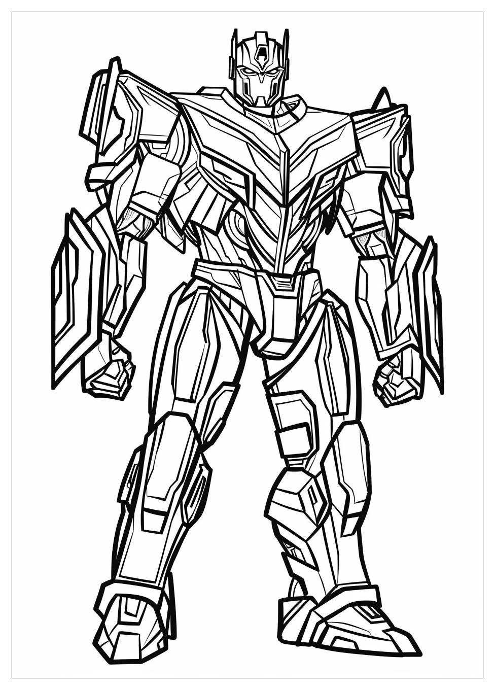 Optimus Prime Coloring Pages-16