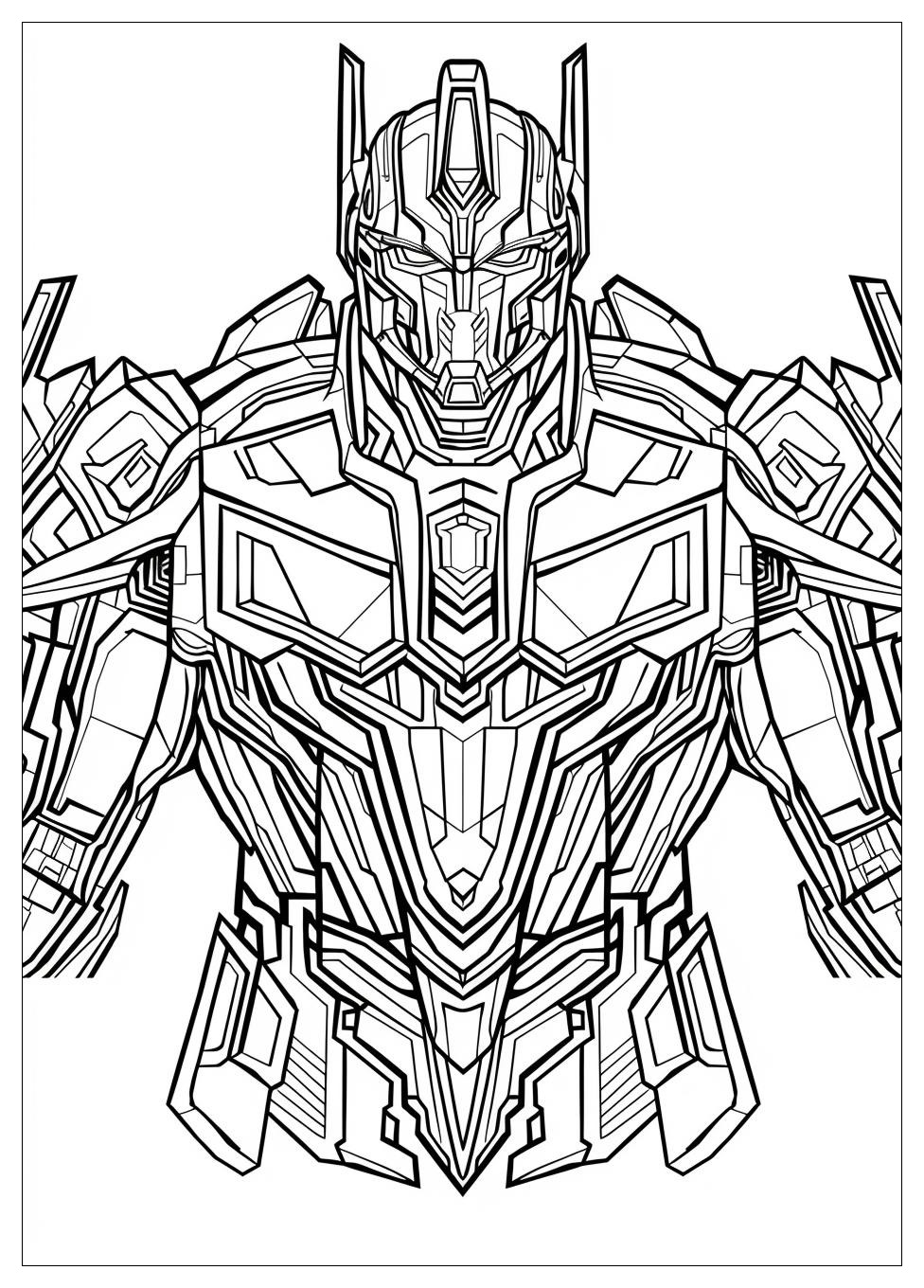 Optimus Prime Coloring Pages-19