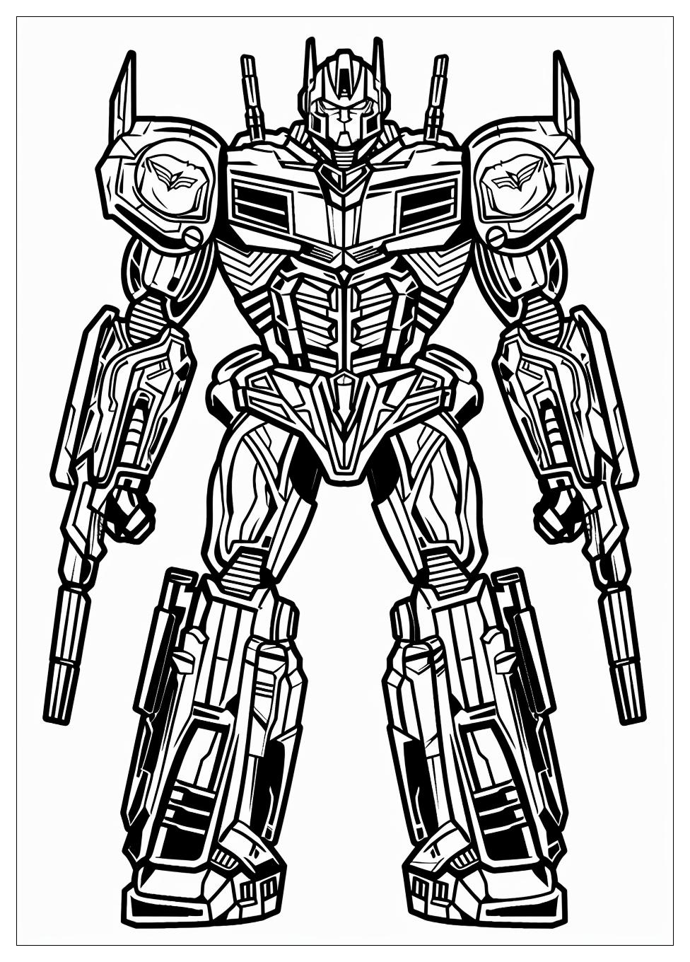 Optimus Prime Coloring Pages-4