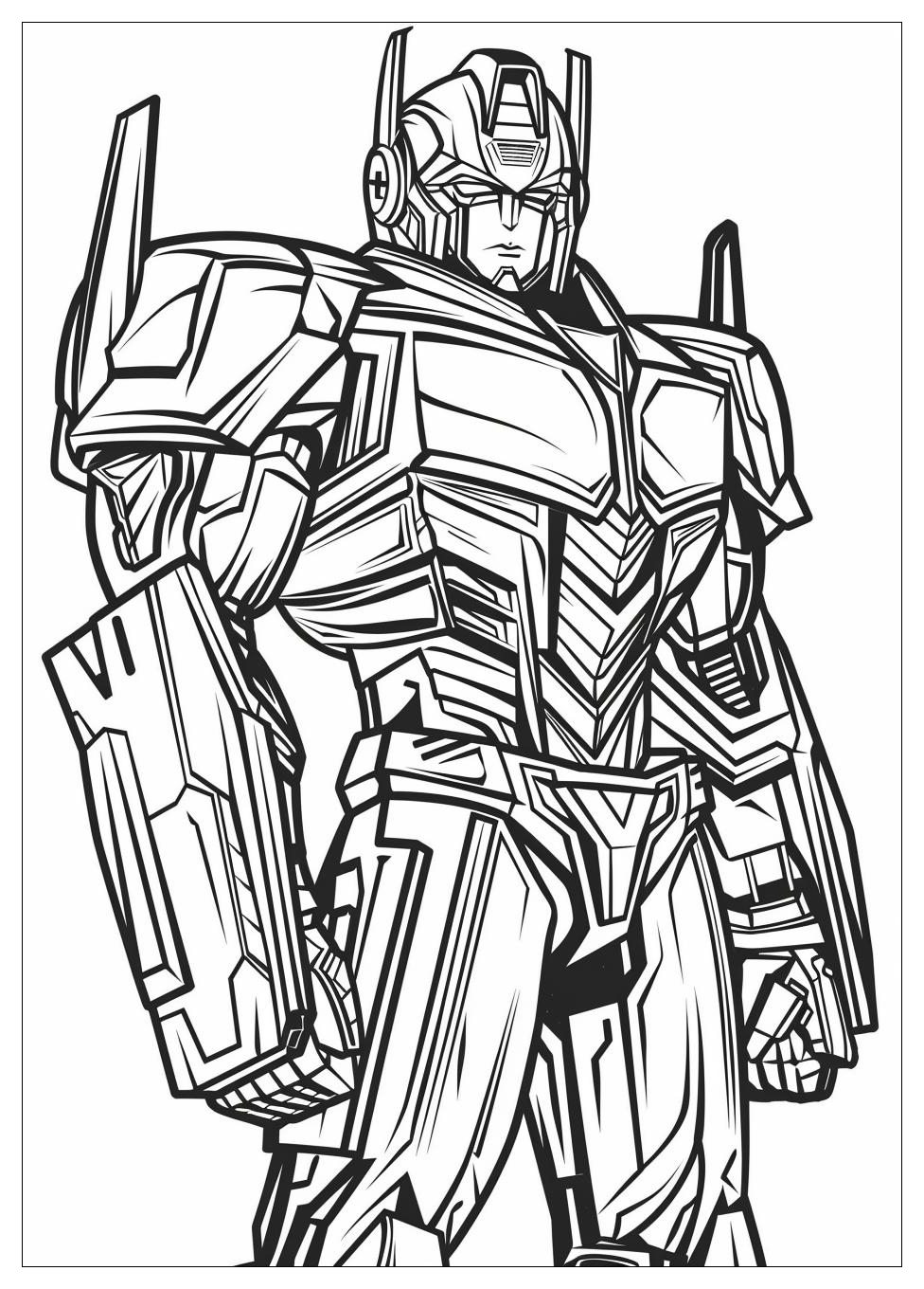 Optimus Prime Coloring Pages-5