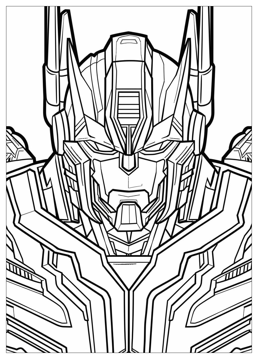 Optimus Prime Coloring Pages-6