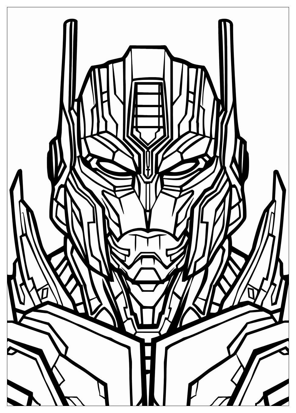 Optimus Prime Coloring Pages-7