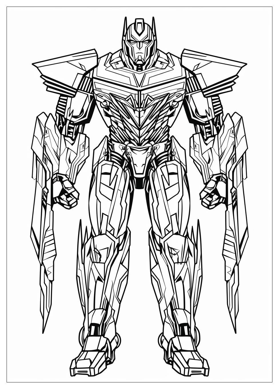 Optimus Prime Coloring Pages-9