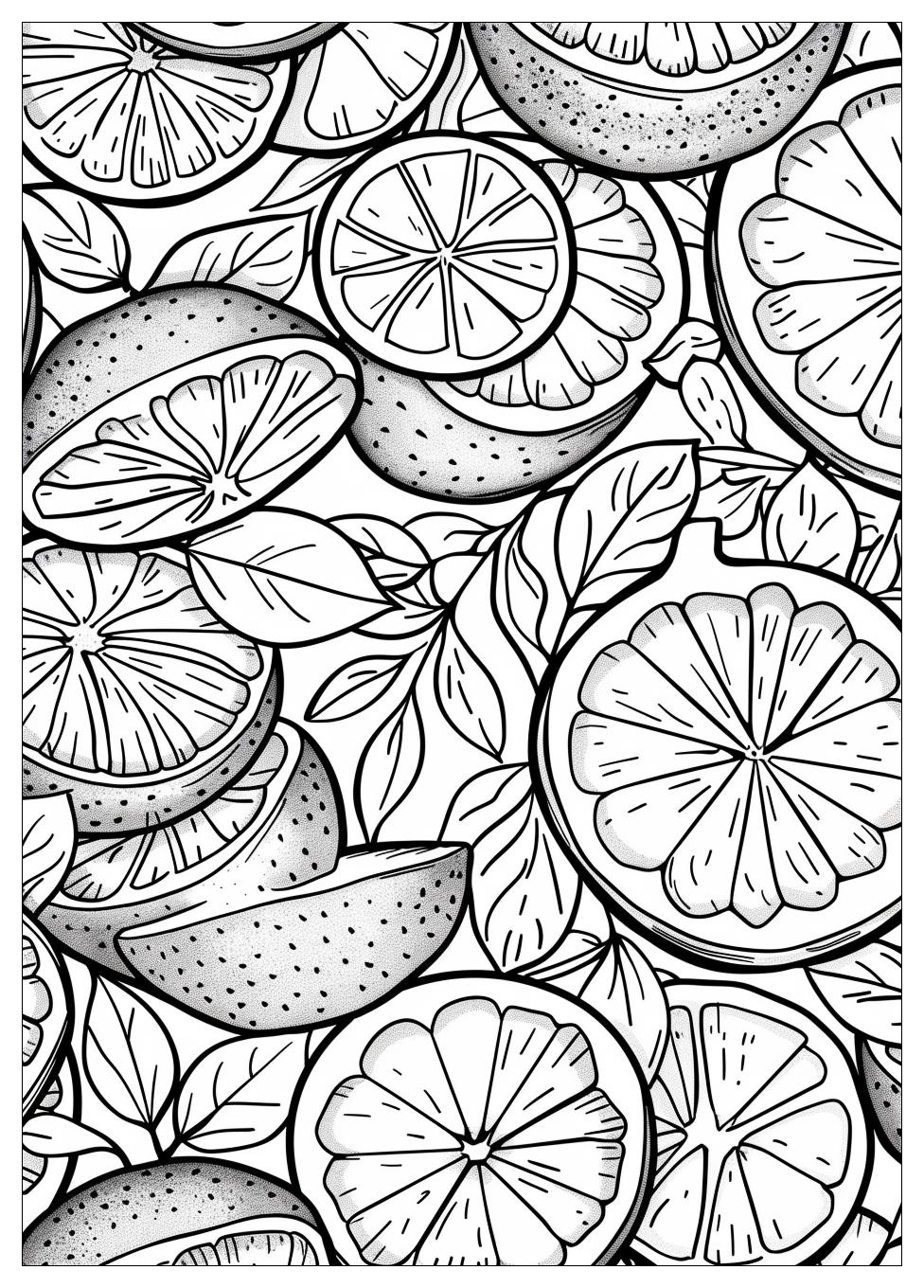 Orange Fruit Coloring Pages-15