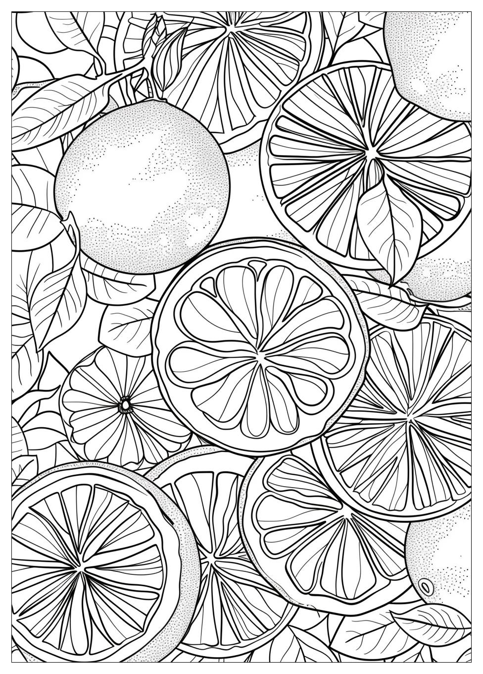 Orange Fruit Coloring Pages-16