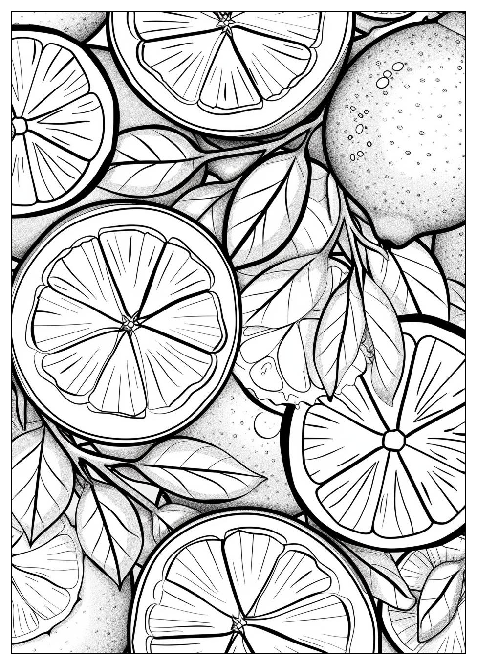 Orange Fruit Coloring Pages-17