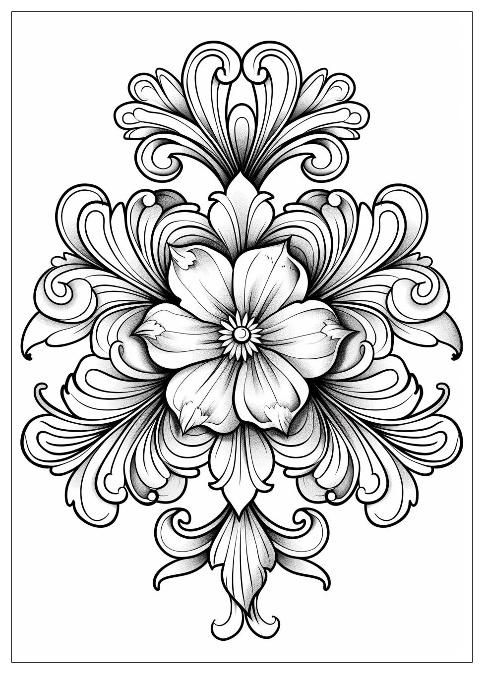 Ornament Coloring Pages-18