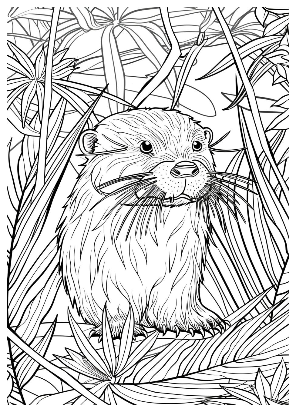 Otter Coloring Pages-20