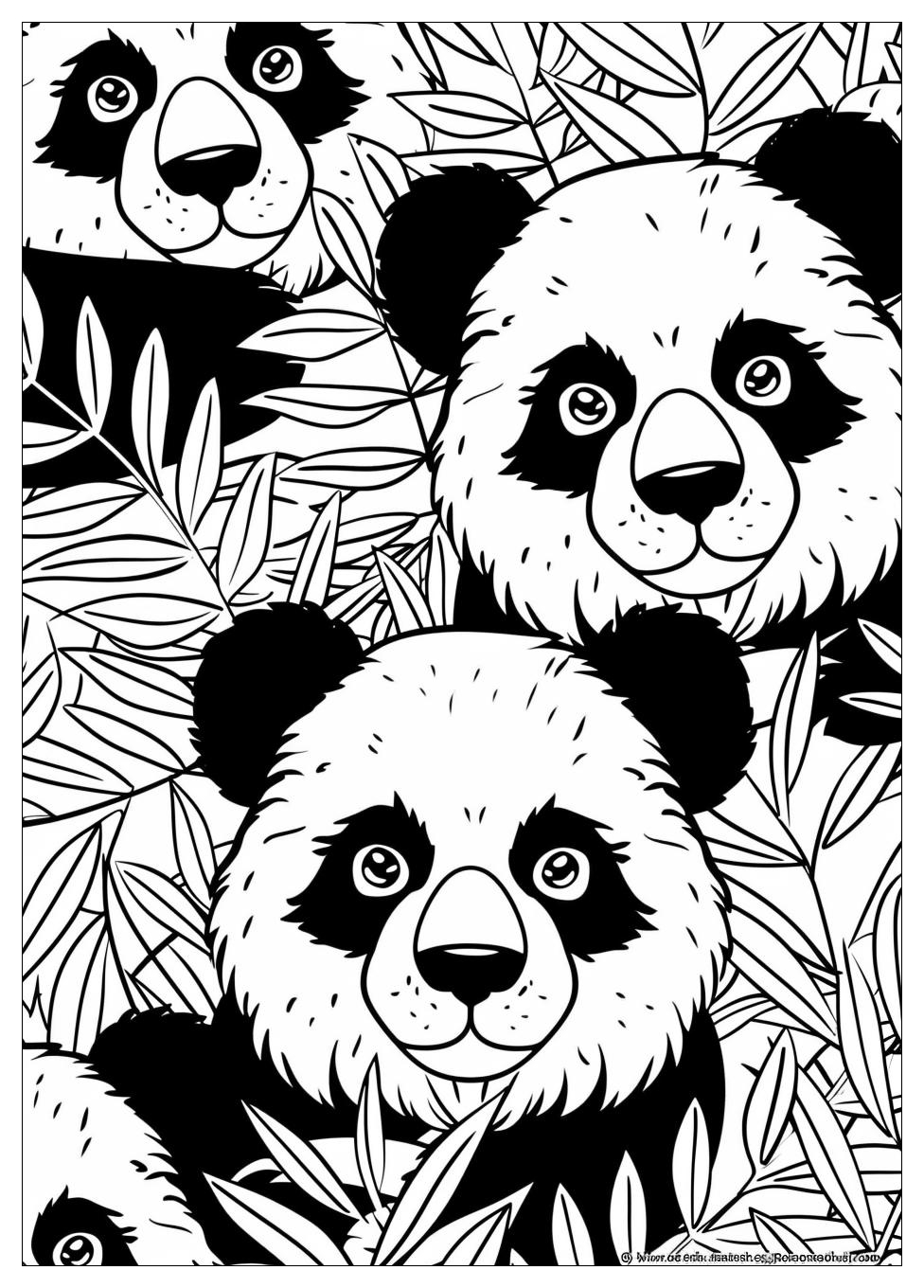 Panda Coloring Pages-1