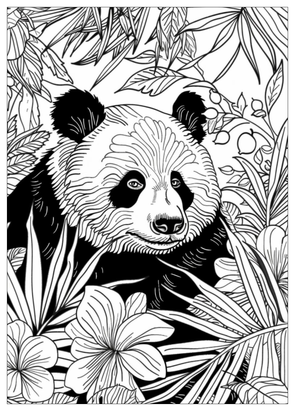 Panda Coloring Pages-20