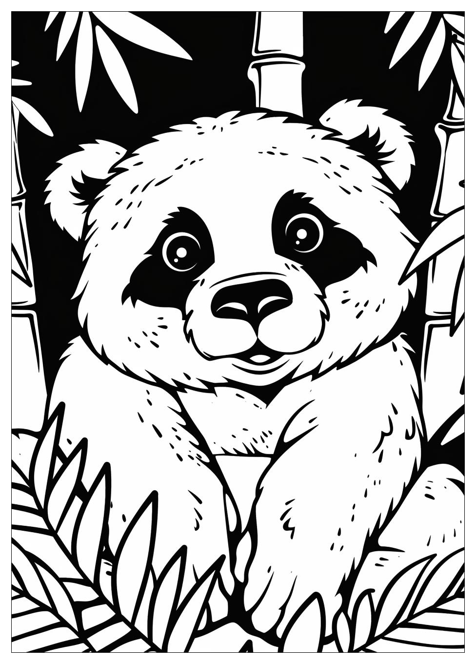 Panda Coloring Pages-3