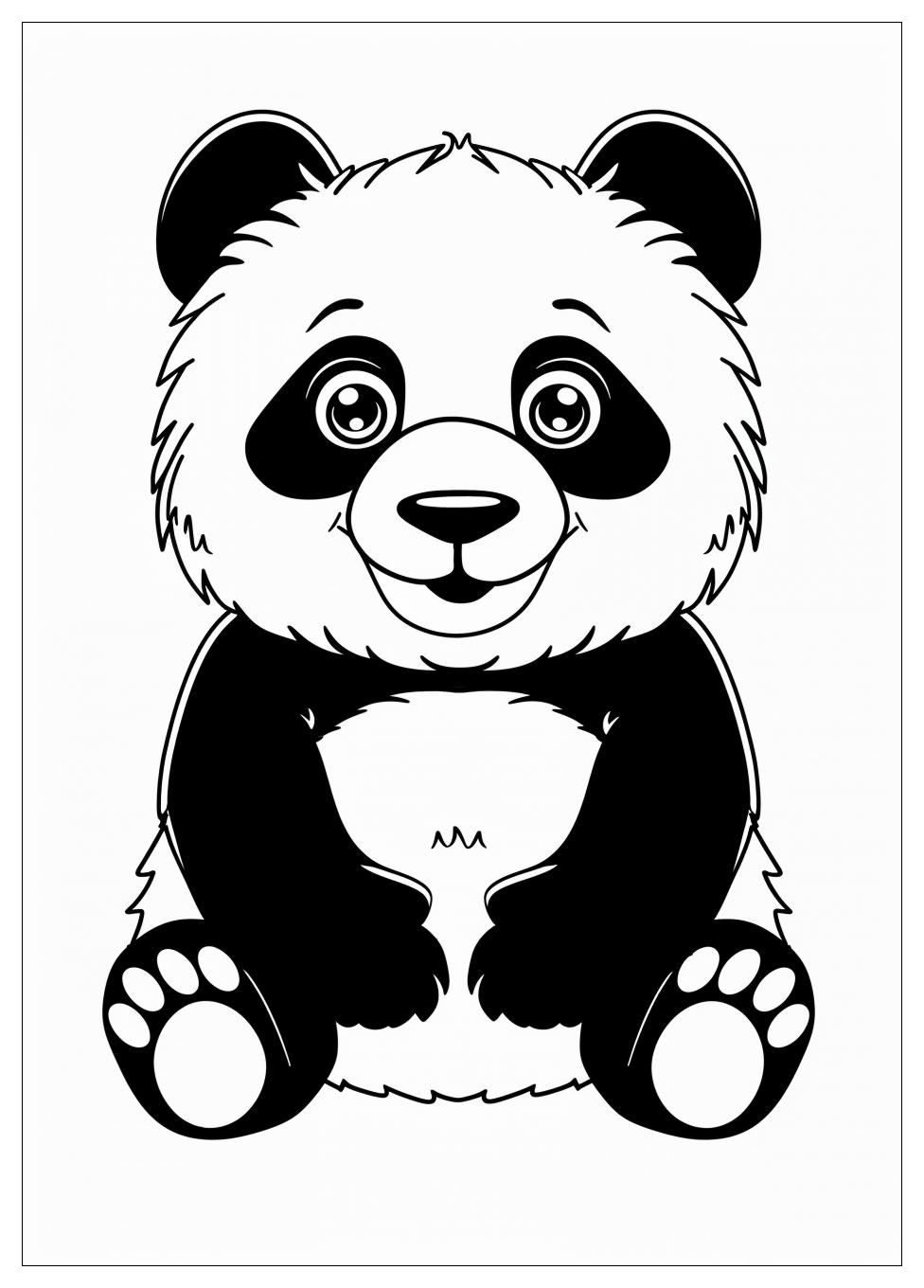 Panda Coloring Pages-7