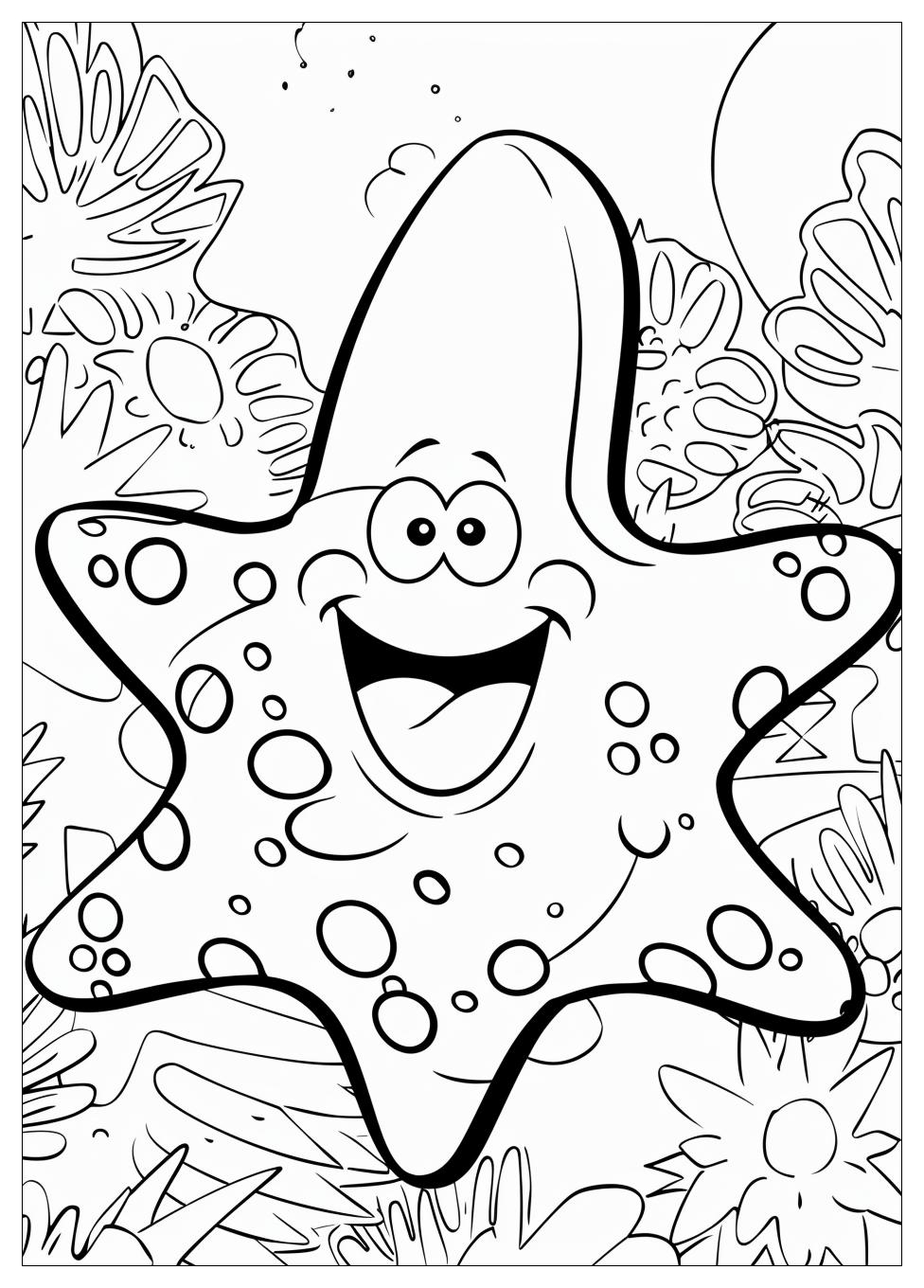 Patrick Star Coloring Pages-1