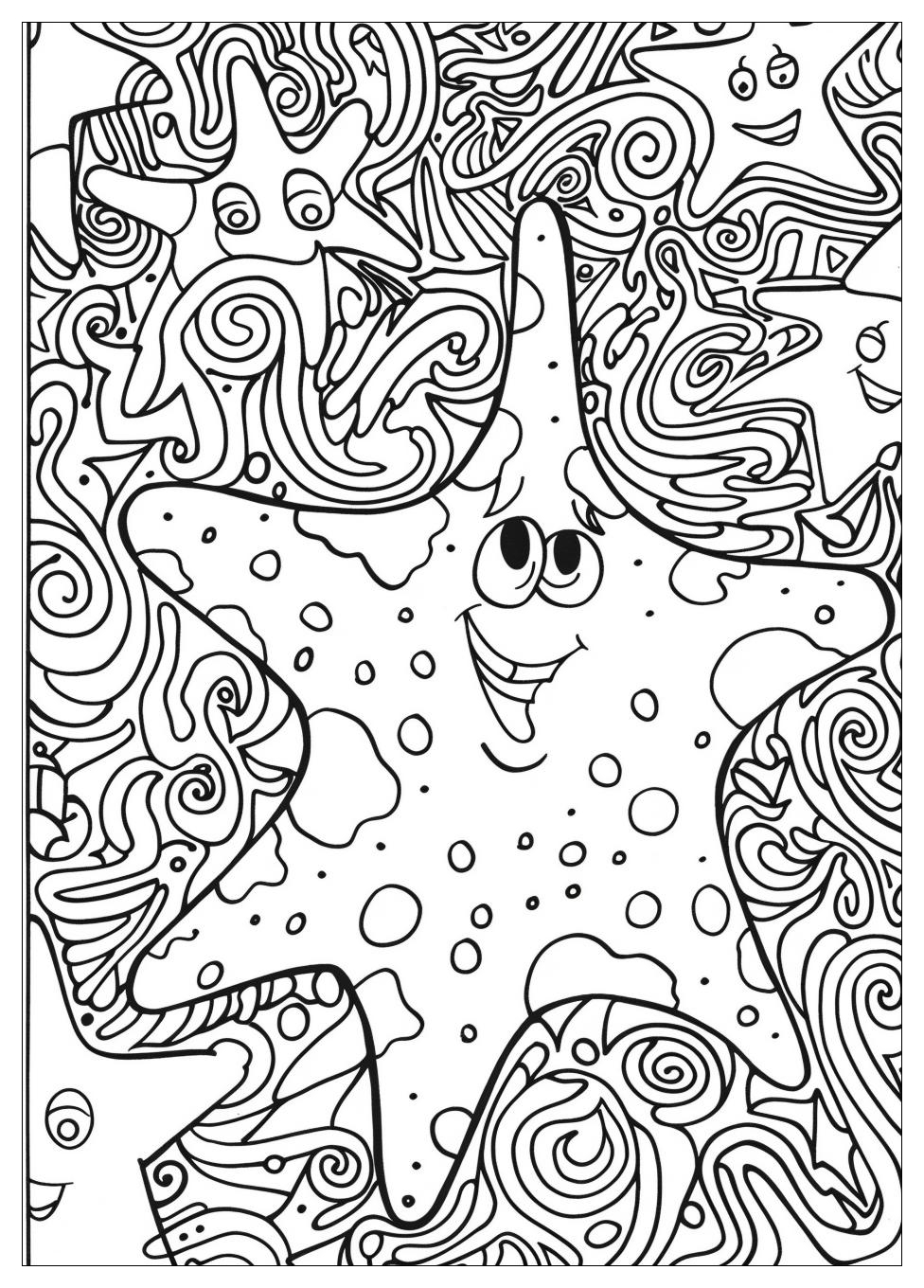 Patrick Star Coloring Pages-13