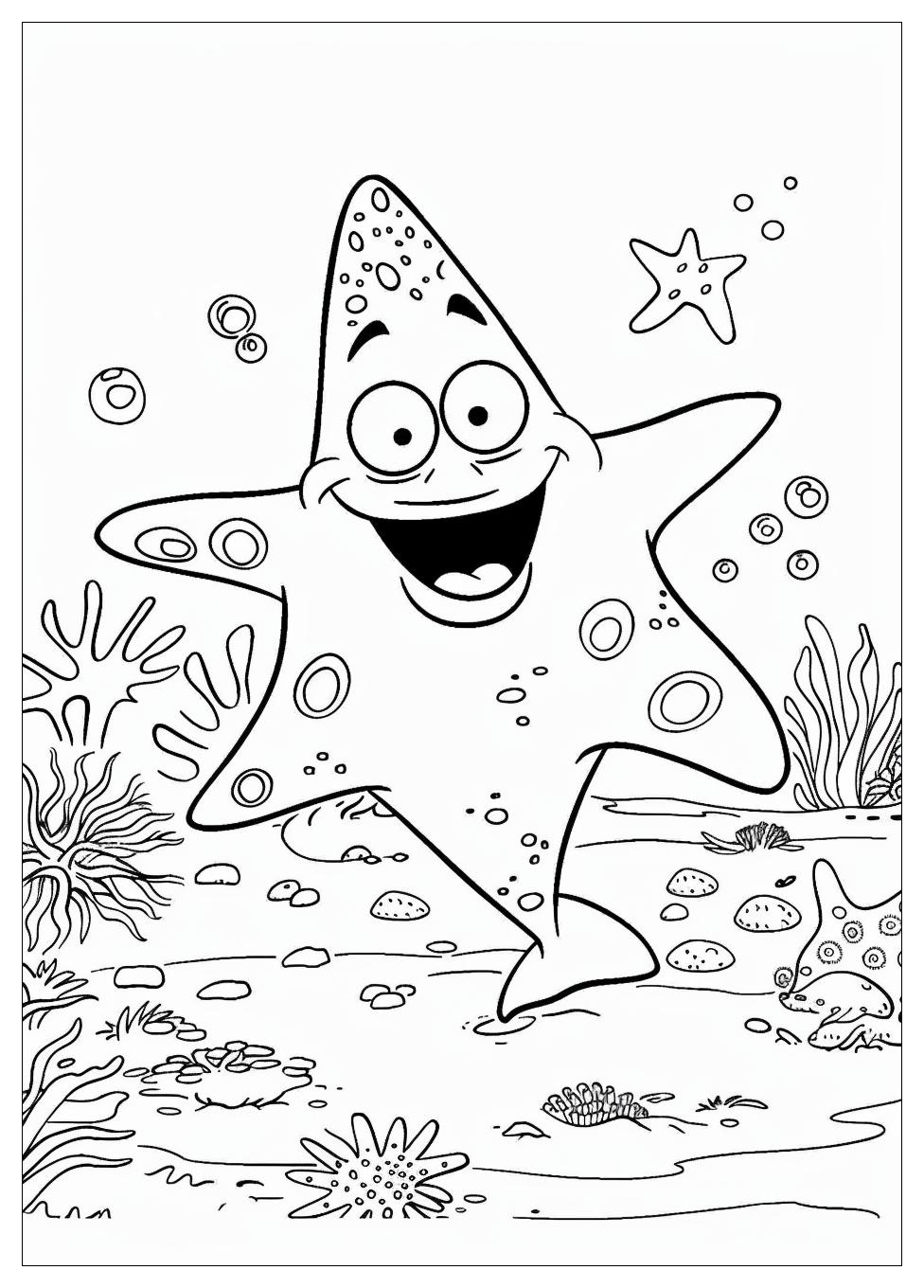 Patrick Star Coloring Pages-4