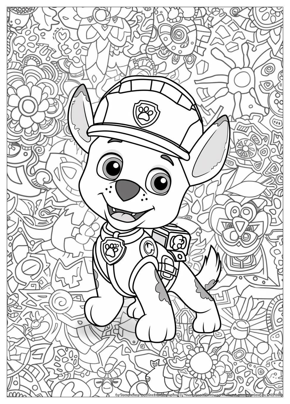 Paw Patrol Coloring Pages-13