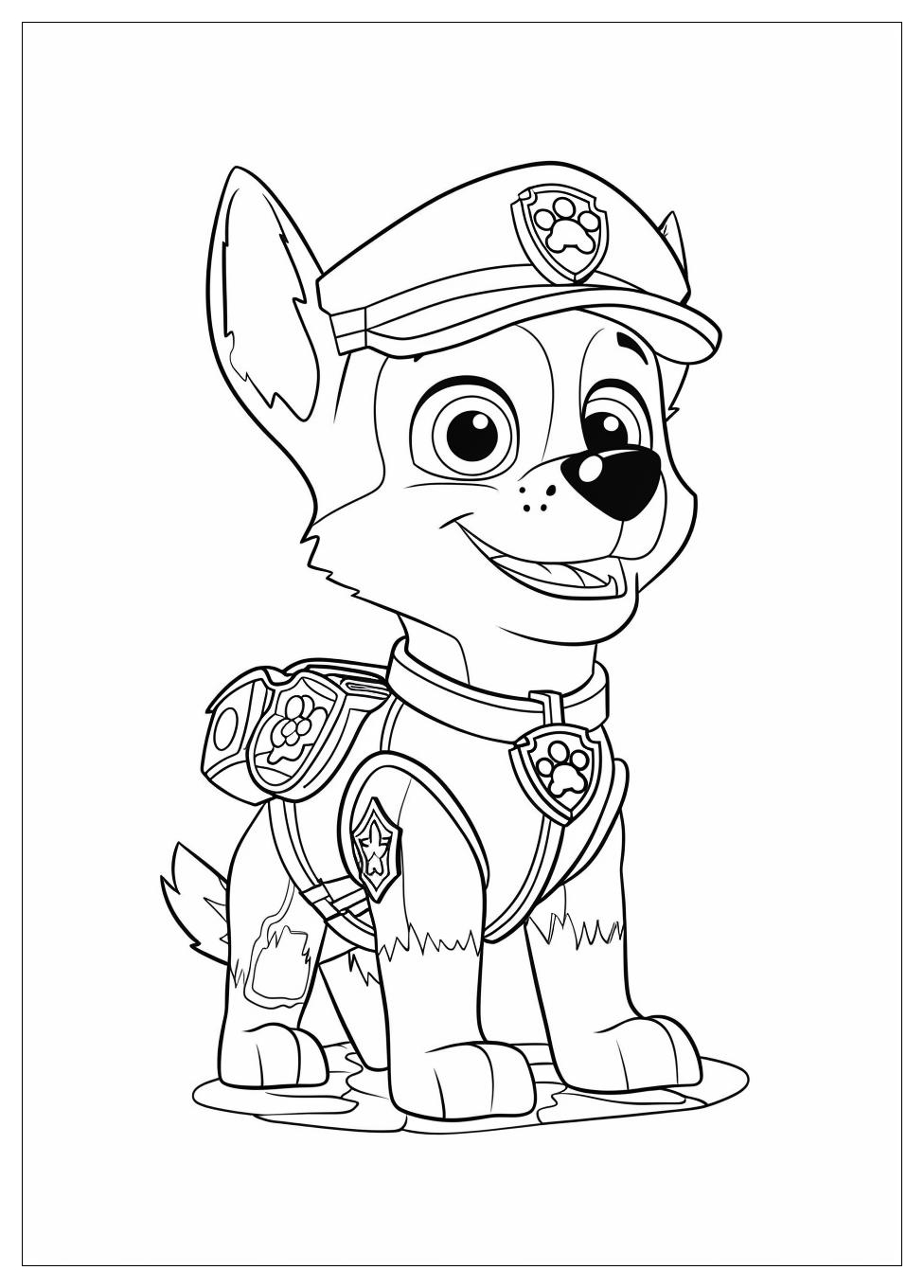 Paw Patrol Coloring Pages-14