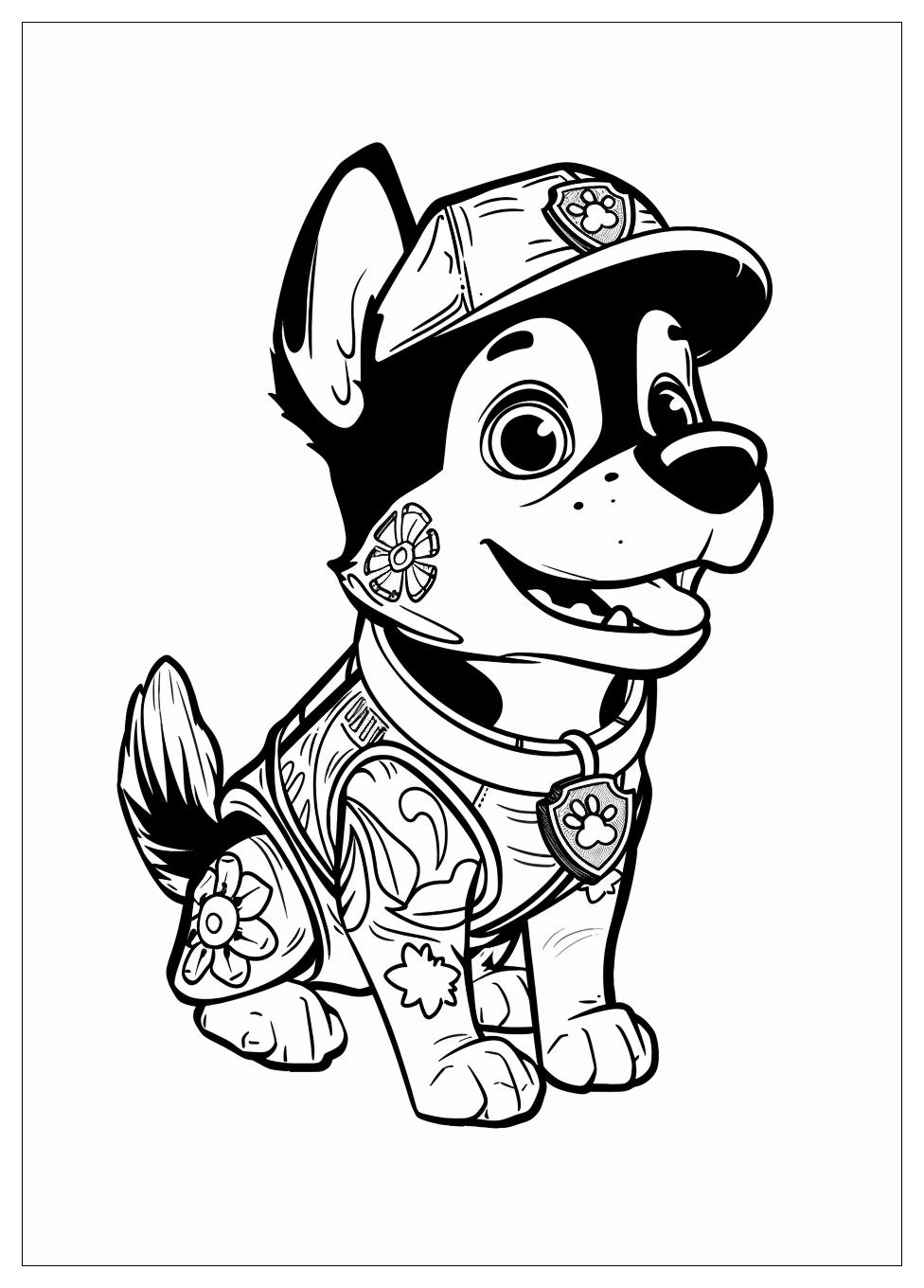 Paw Patrol Coloring Pages-15