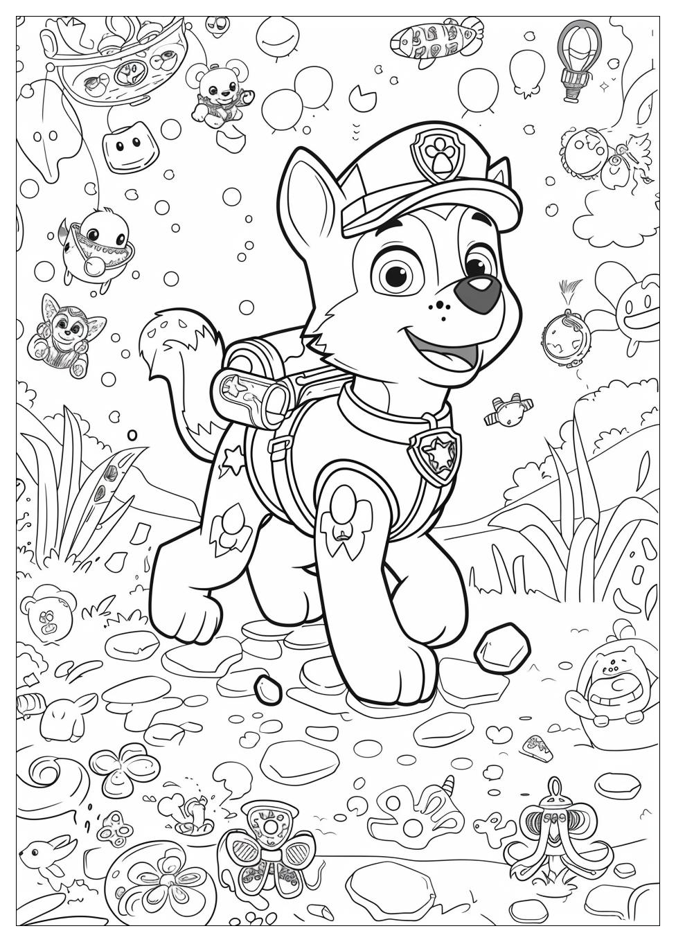 Paw Patrol Coloring Pages-16