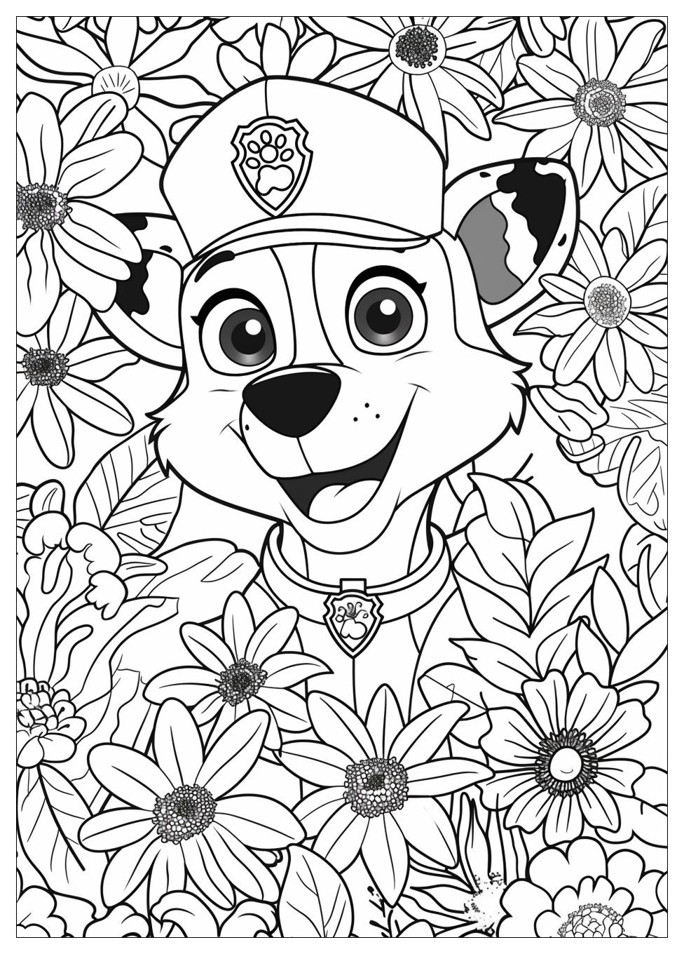 Paw Patrol Coloring Pages-17