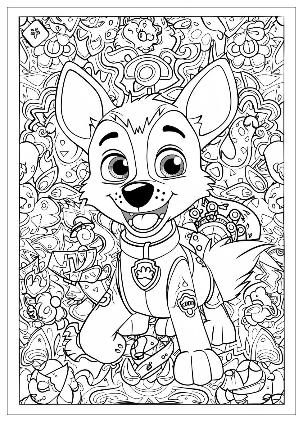 Paw Patrol Coloring Pages-18