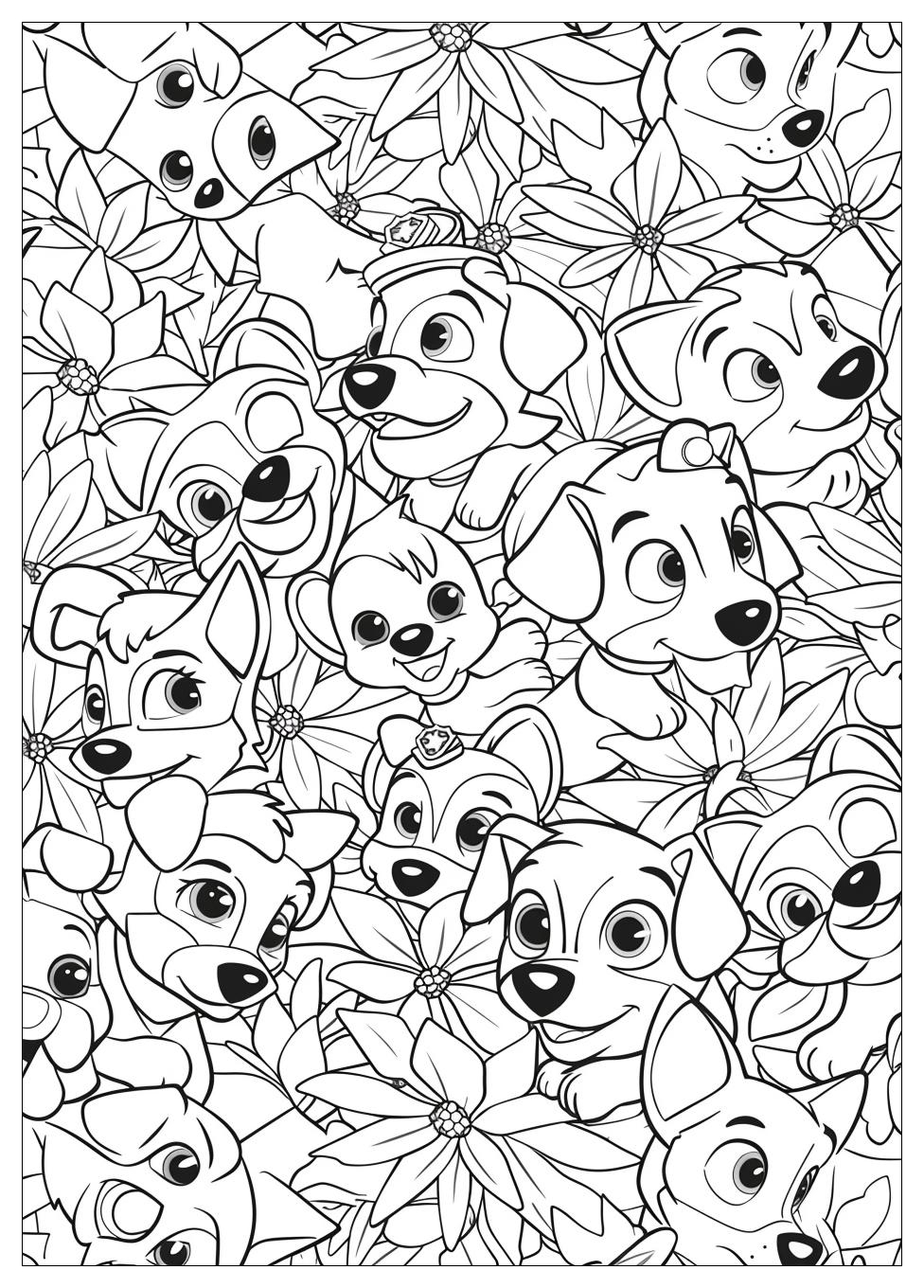 Paw Patrol Coloring Pages-19