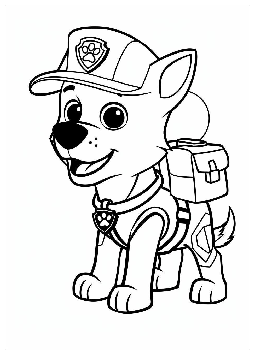 Paw Patrol Coloring Pages-3