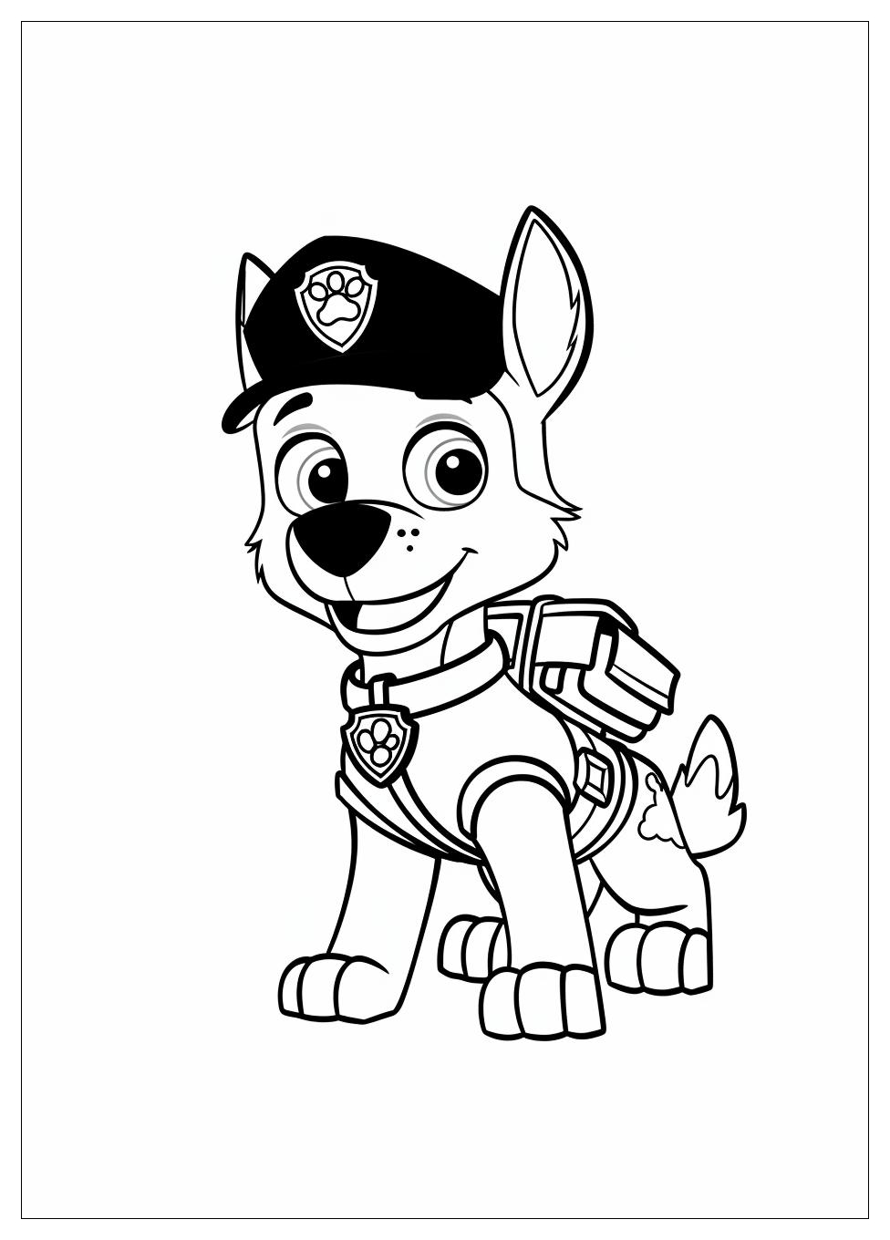 Paw Patrol Coloring Pages-5