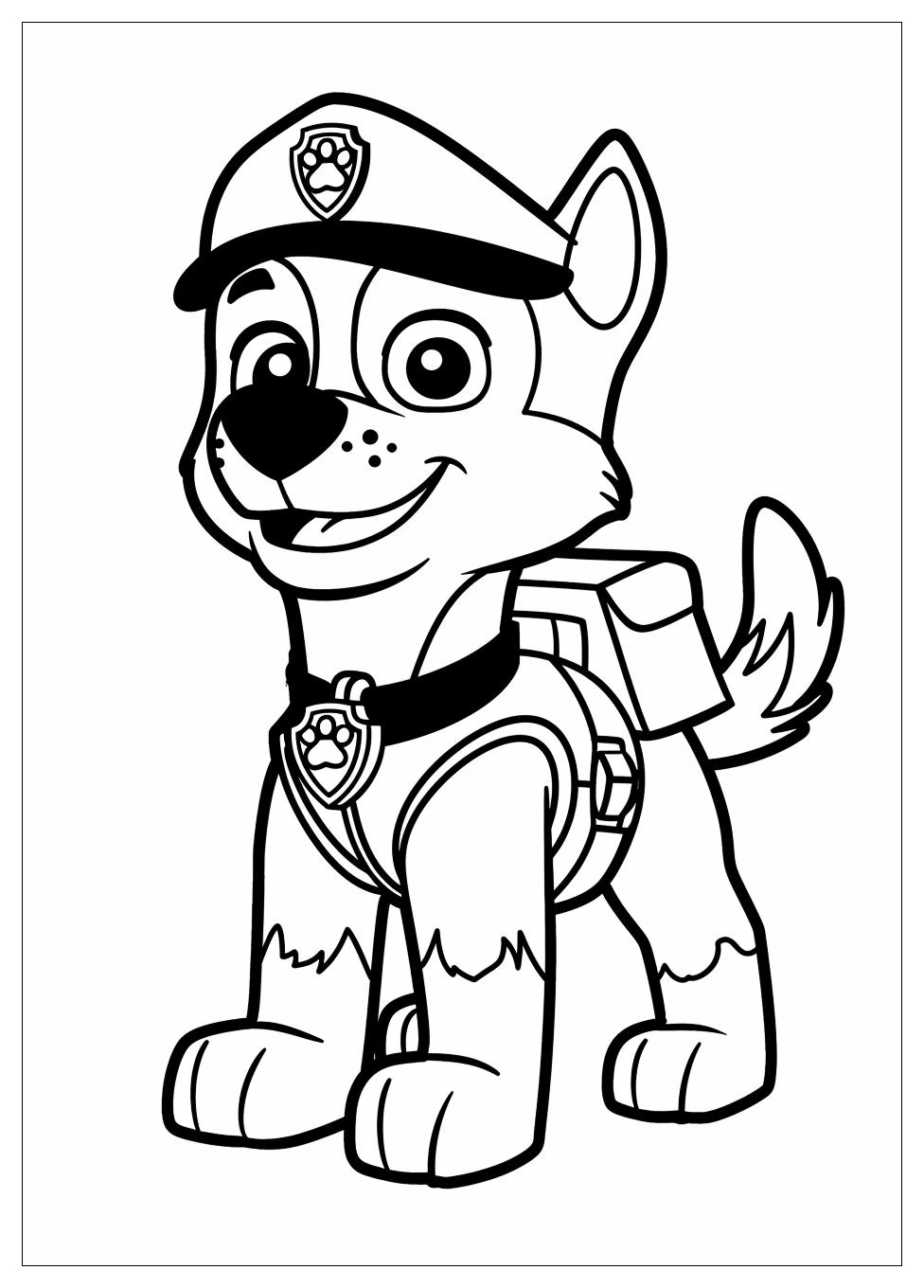 Paw Patrol Coloring Pages-9