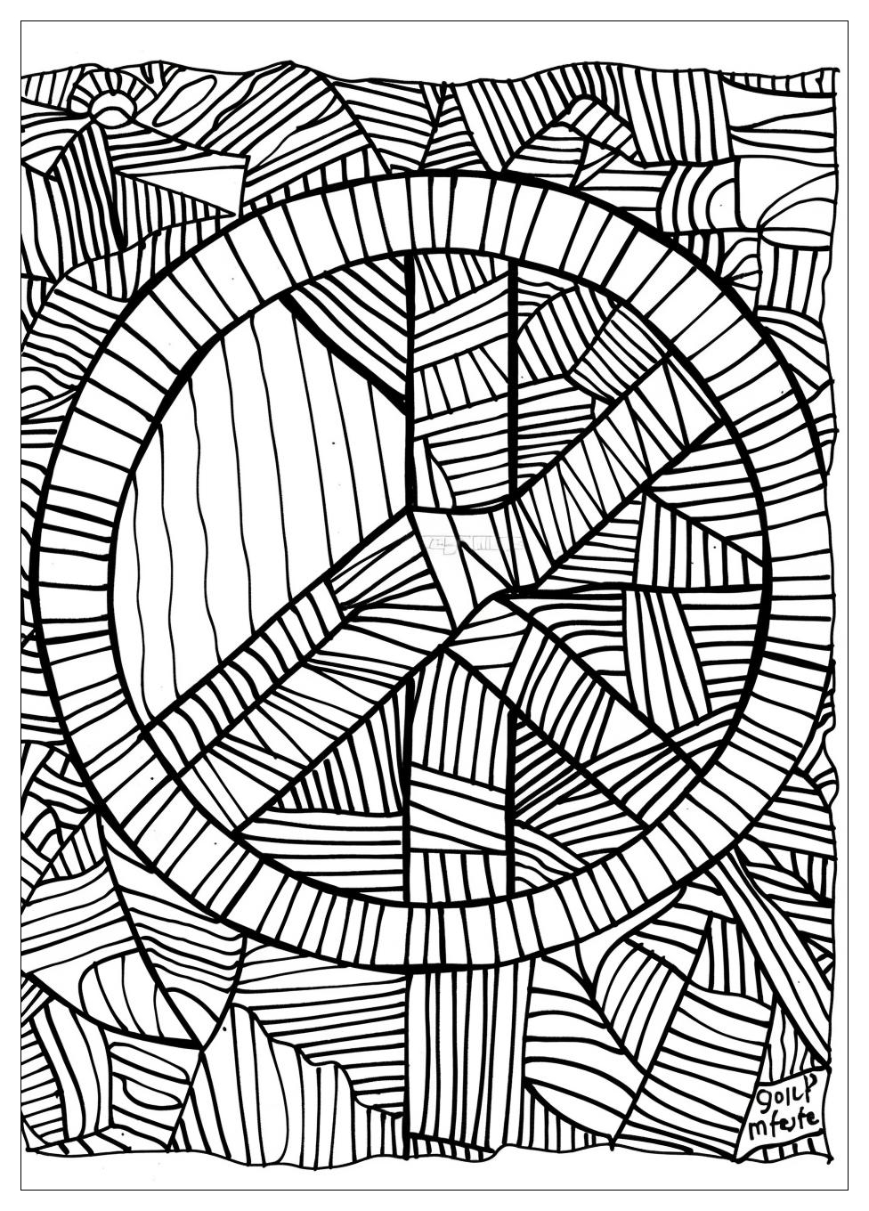 Peace Coloring Pages-16