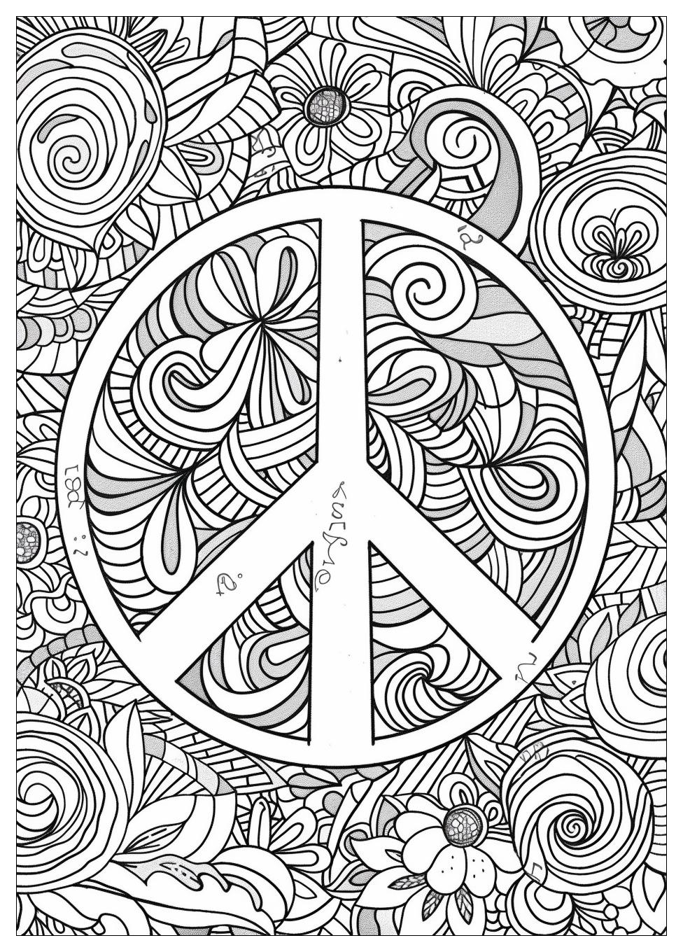 Peace Coloring Pages-17