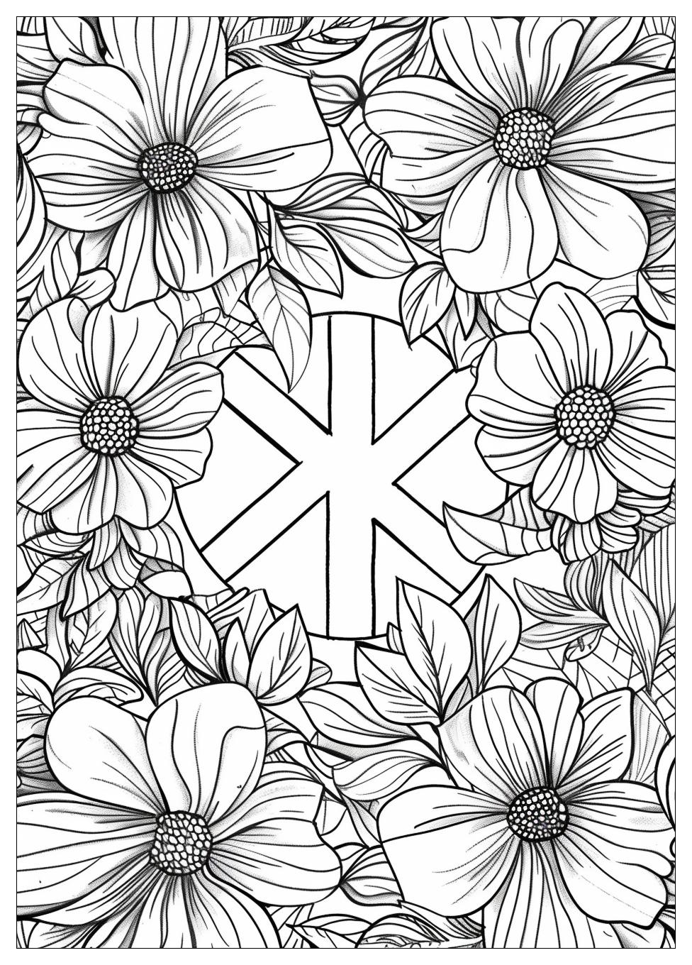 Peace Coloring Pages-19