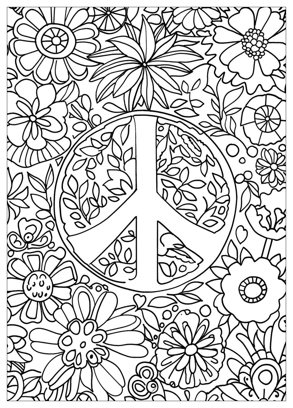 Peace Coloring Pages-8