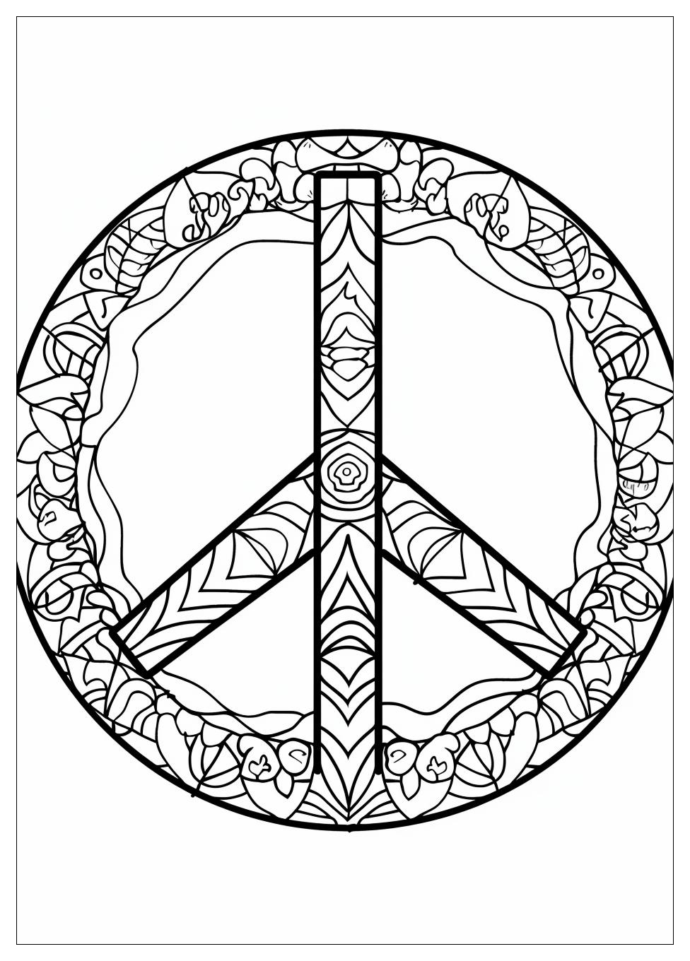 Peace Coloring Pages-9