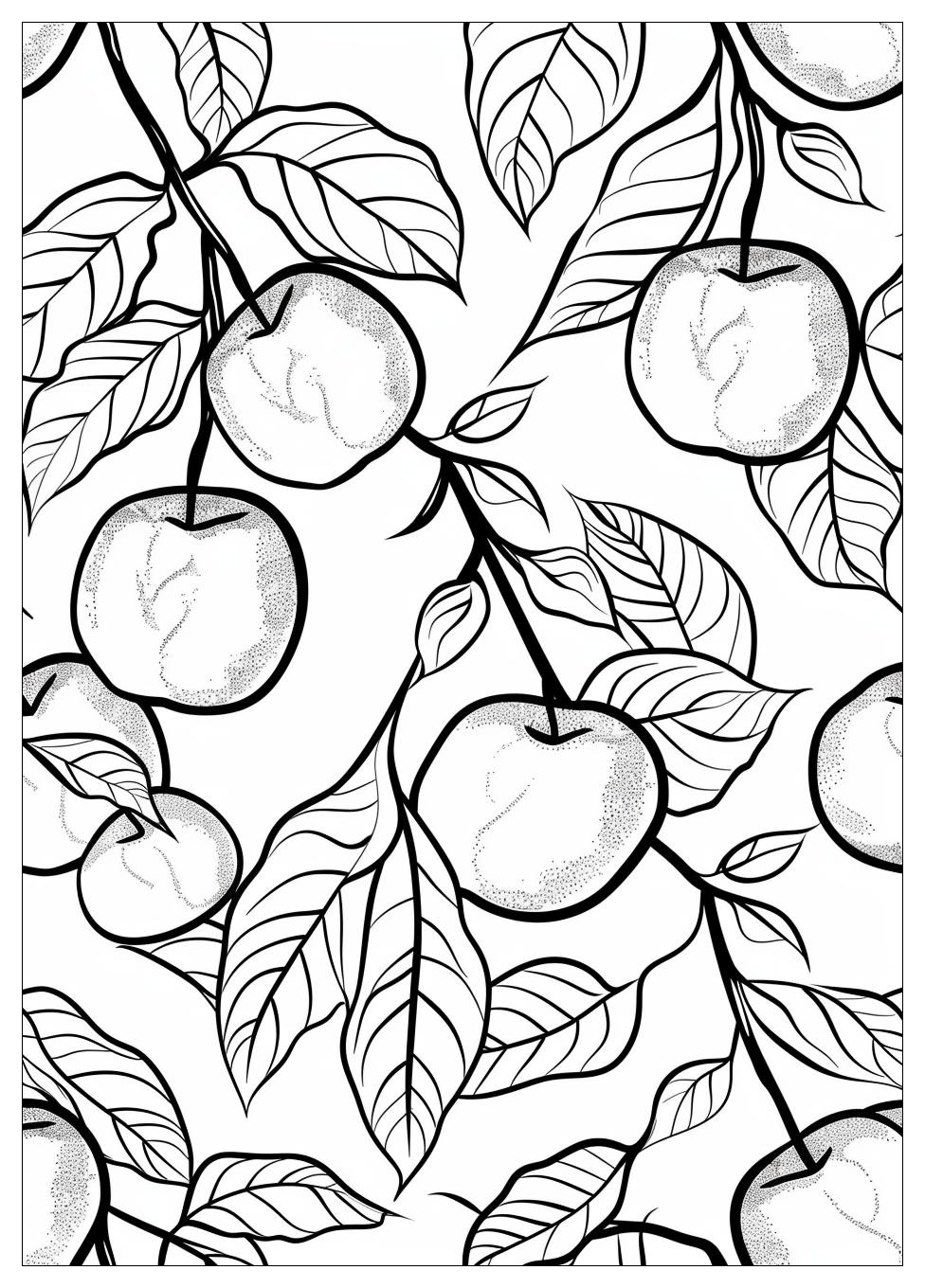 Peach Coloring Pages-2