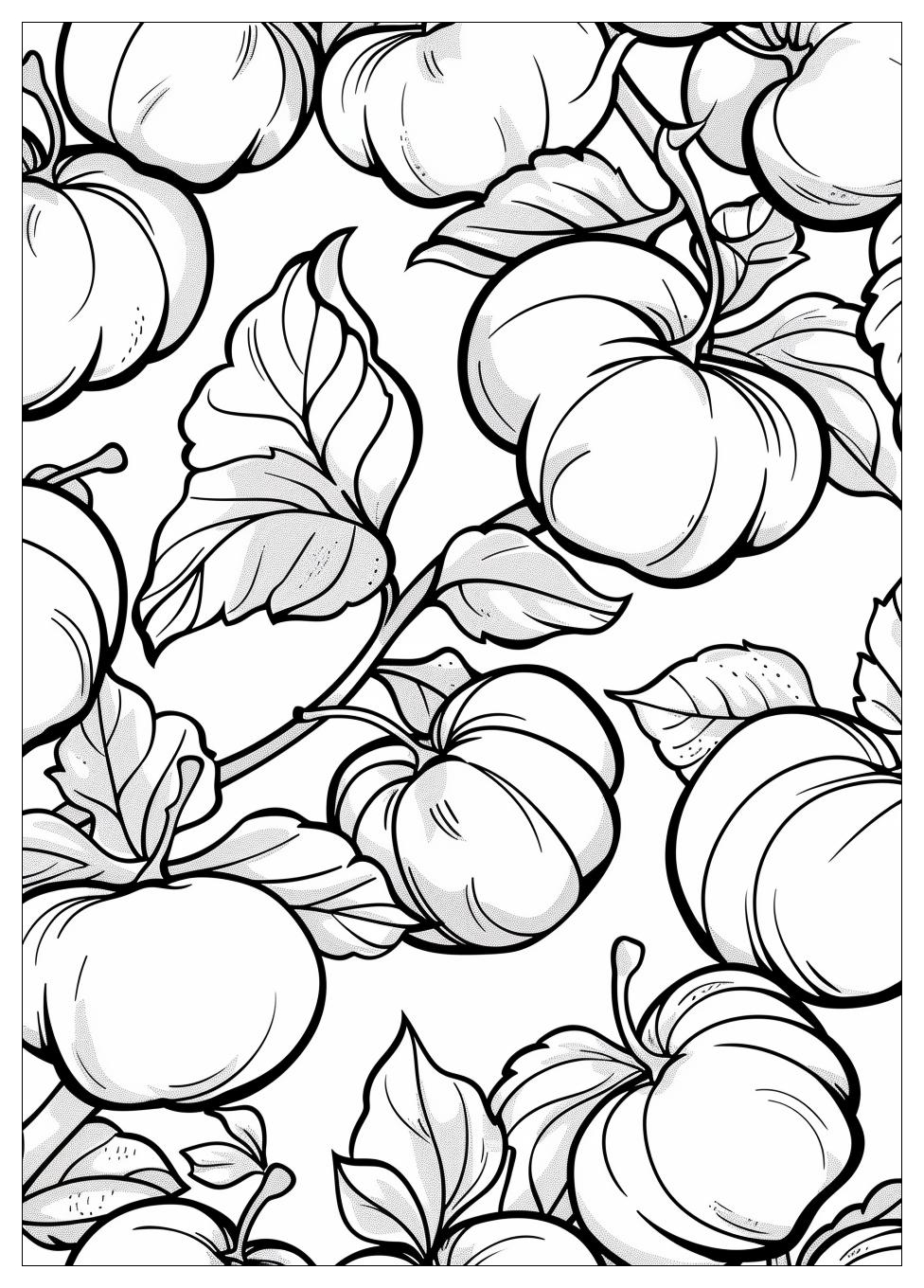 Peach Coloring Pages-22