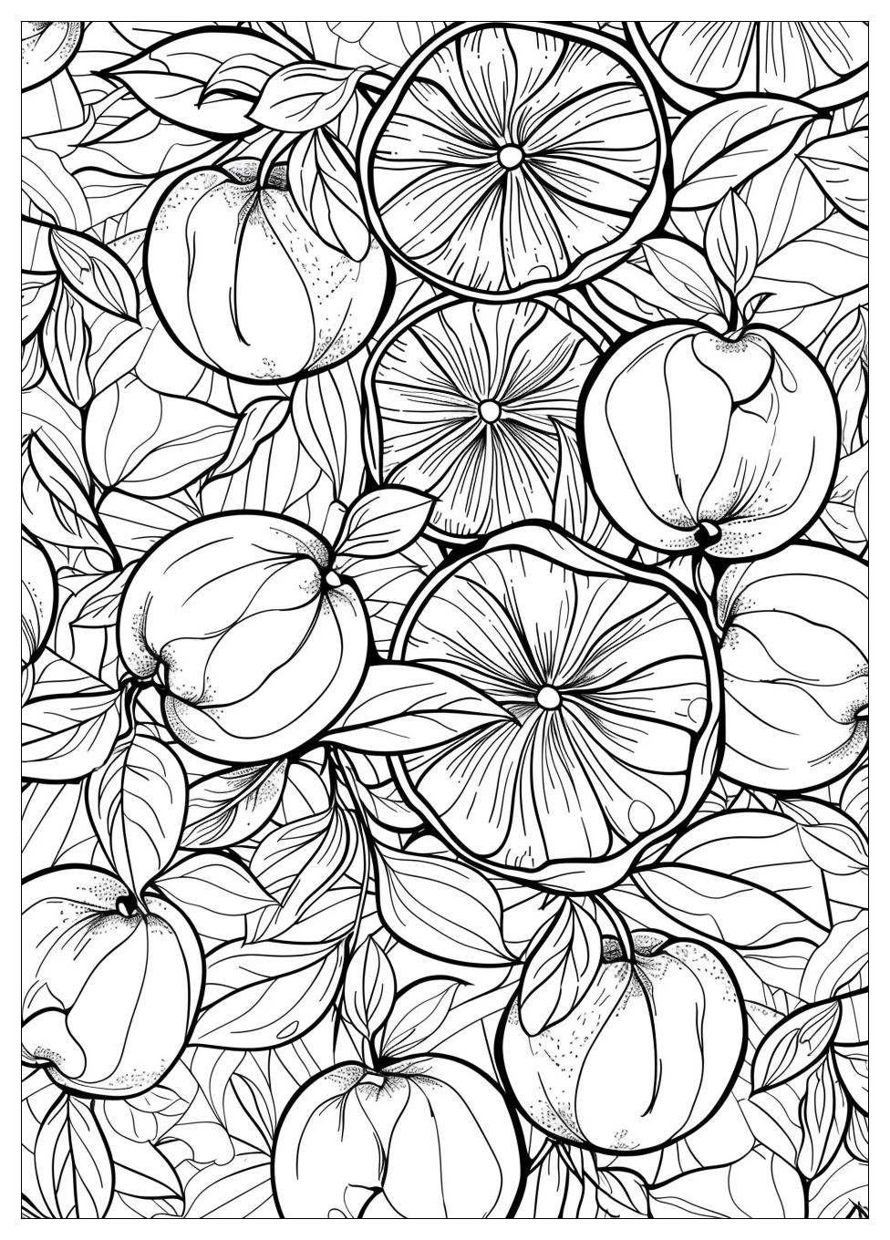 Peach Coloring Pages-23