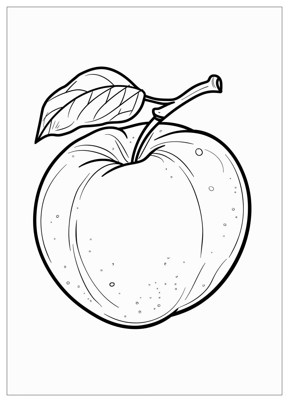 Peach Coloring Pages-4